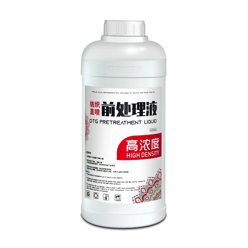 Low smell 1000ml dtg pretreatment liquid dtg for dark clothes