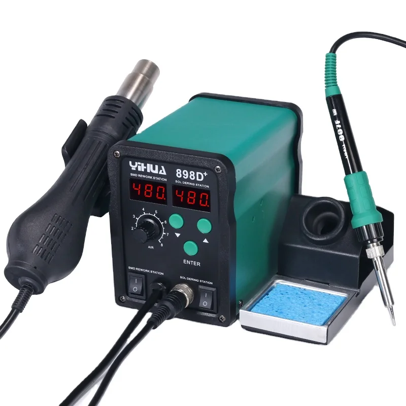 YIHUA 898D + Бессвинцовая smd наладочная станция