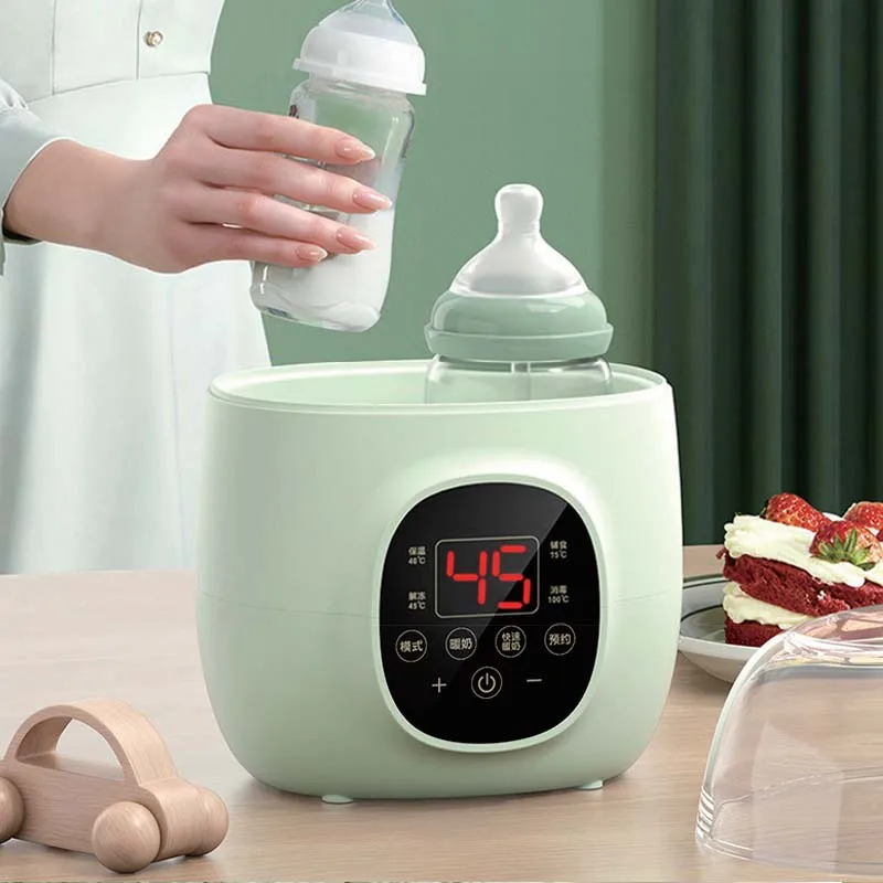 Intelligent LED Panel Control Electric Baby Milk Bottle Warmer Double Bottle Steam Sterilizer Food Heater