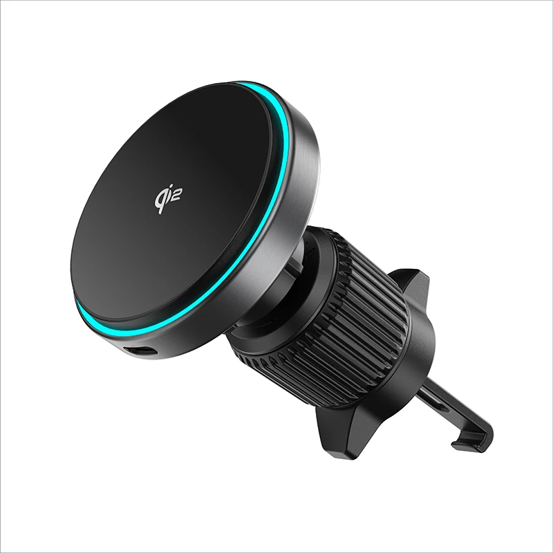 Newest Products 2024 Qi2 Wireless Car Charger 15w Magnetic Car Mount for iPhone 12 13 14 15 16