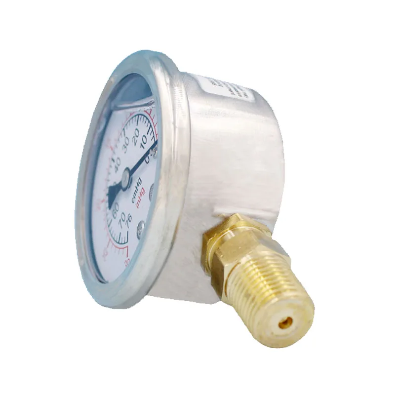 Professional pressure gauge 50mm radial oil filled shock-resistant vacuum oil pressure gauge