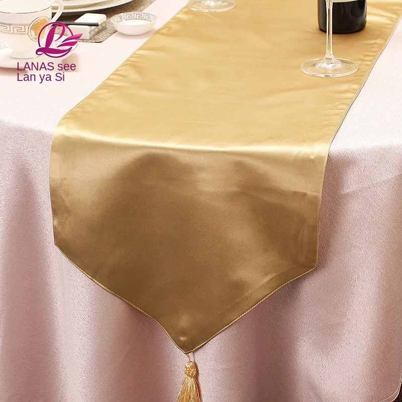Selling New Creative Wedding Double Layer Rosette Decoration Tablecloth