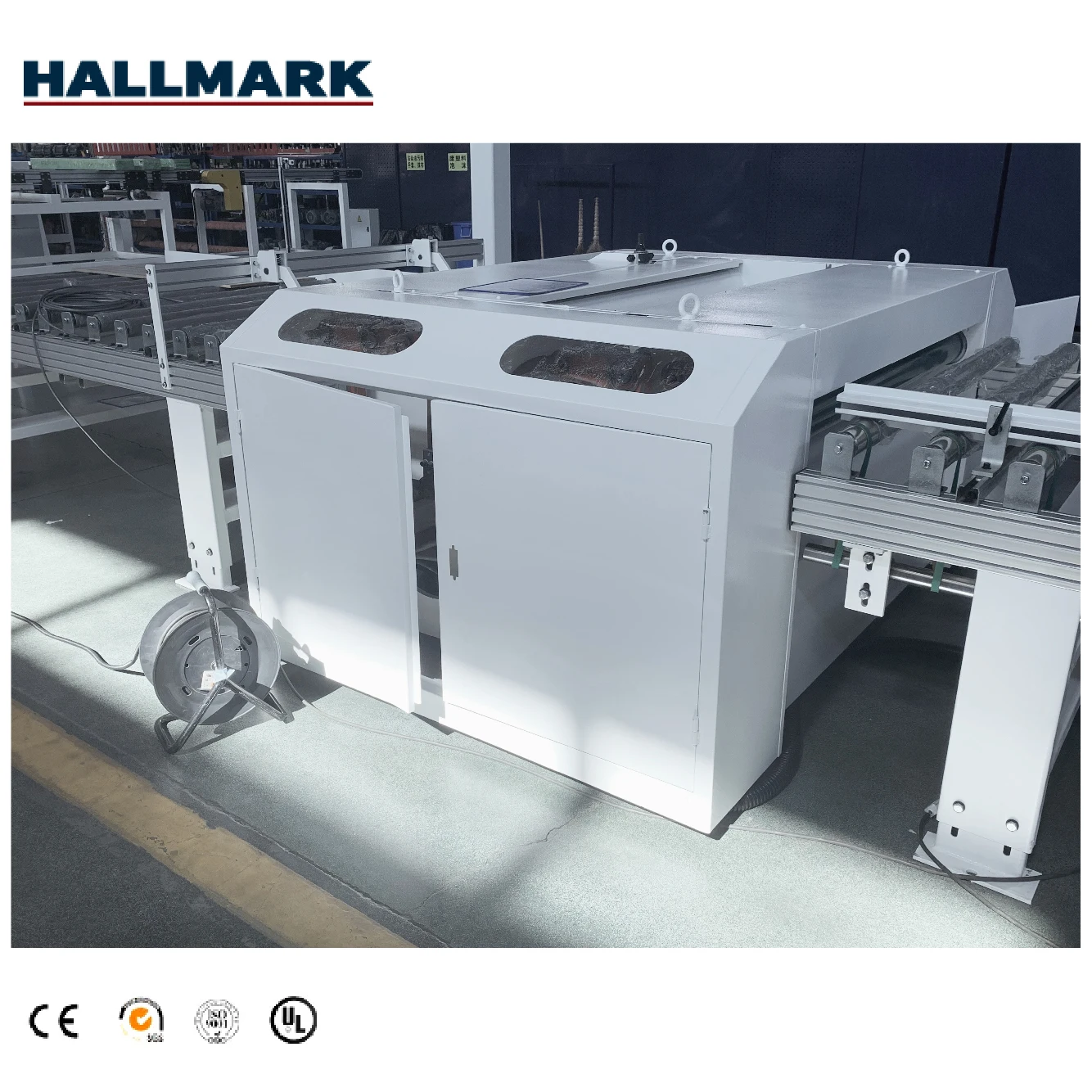 High output capacity multi rip saw machine for SPC flooring production line