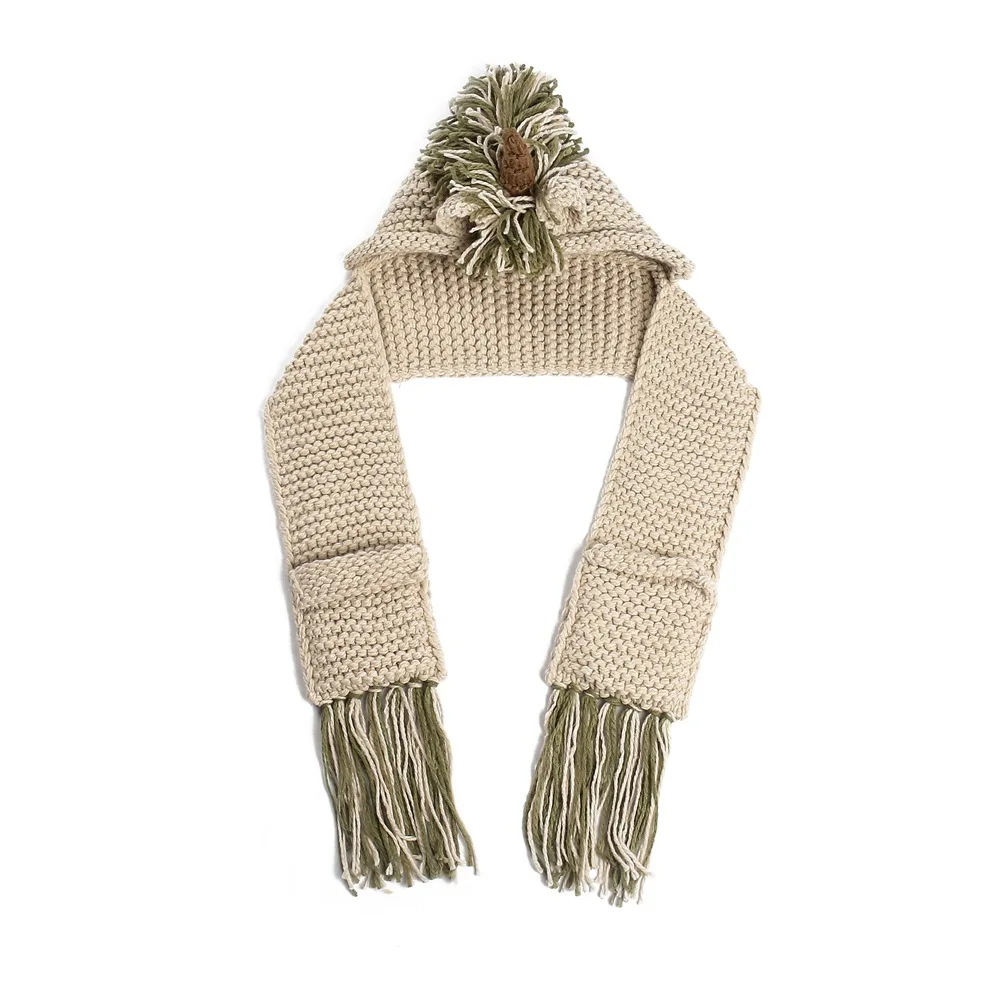 2023 New Wholesale Kids Autumn Winter Unicorn Hats Knitted Earflap Hood Scarves Animal Ear Cap Beanies