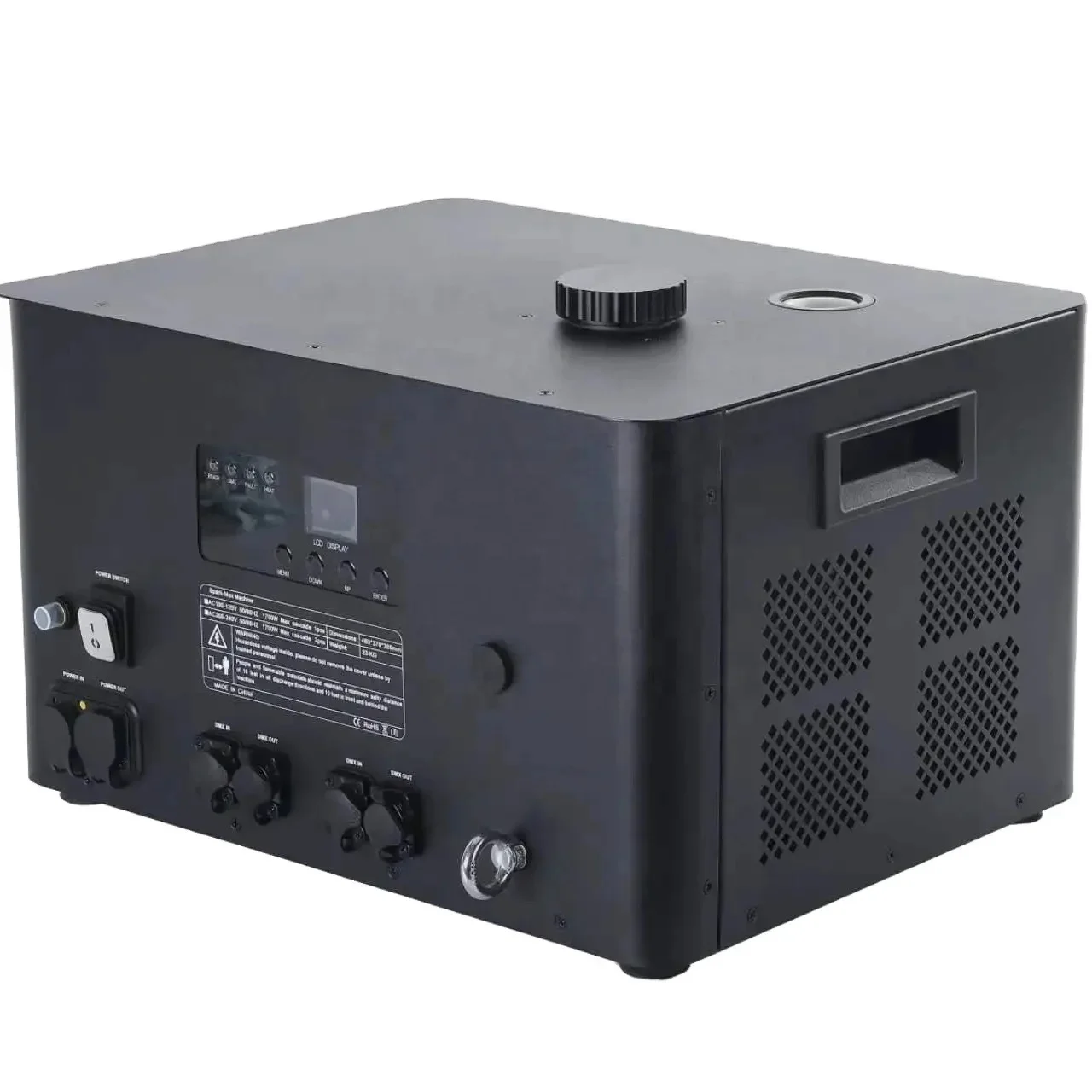 Waterproof stage effects cold spark machine low smoke sparkler machine for wedding and concerts 10meters height