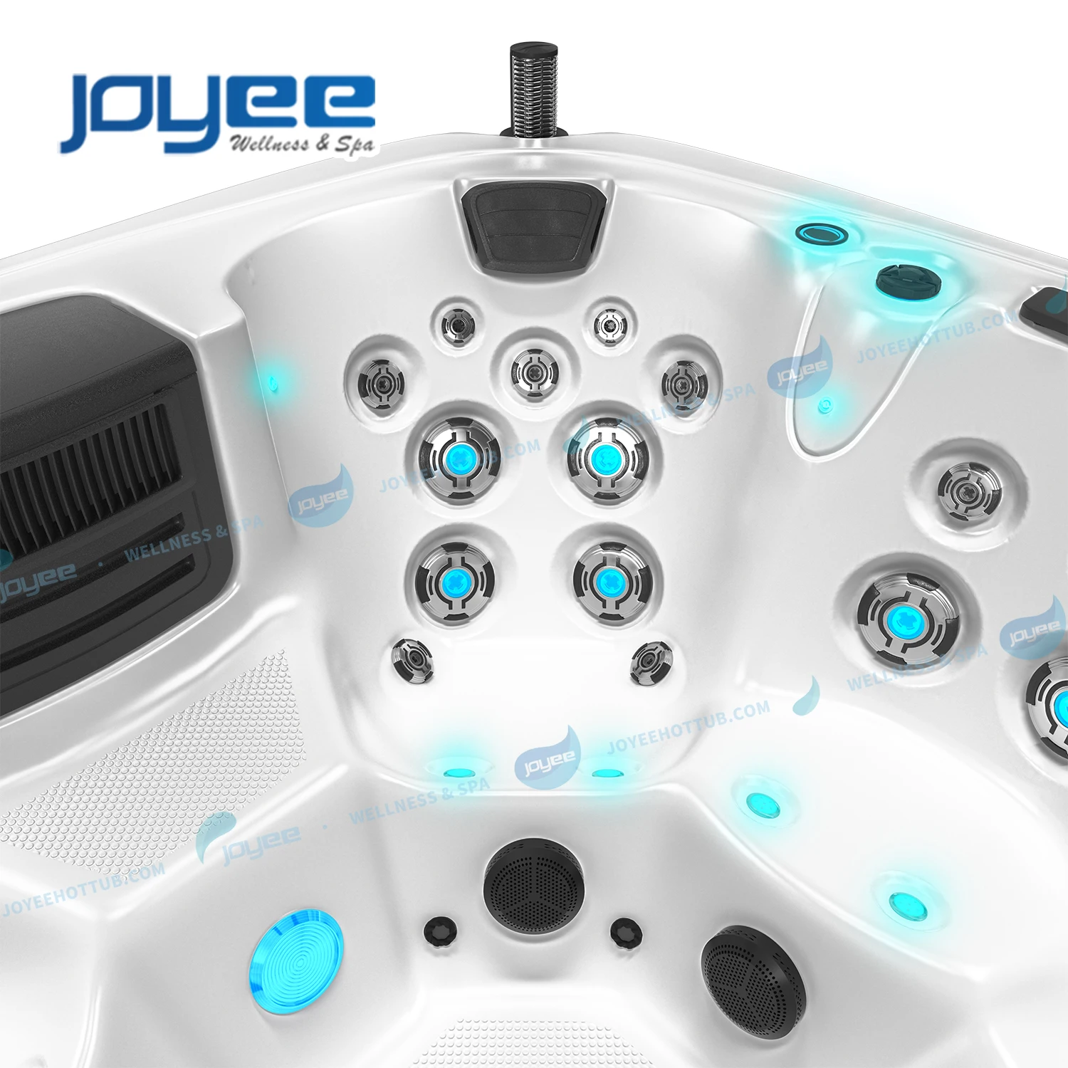 JOYEE Luxury 7 seats hydro spa pool family backyard hydro therapy balboa acrylic jet whirlpool hot tub outdoor