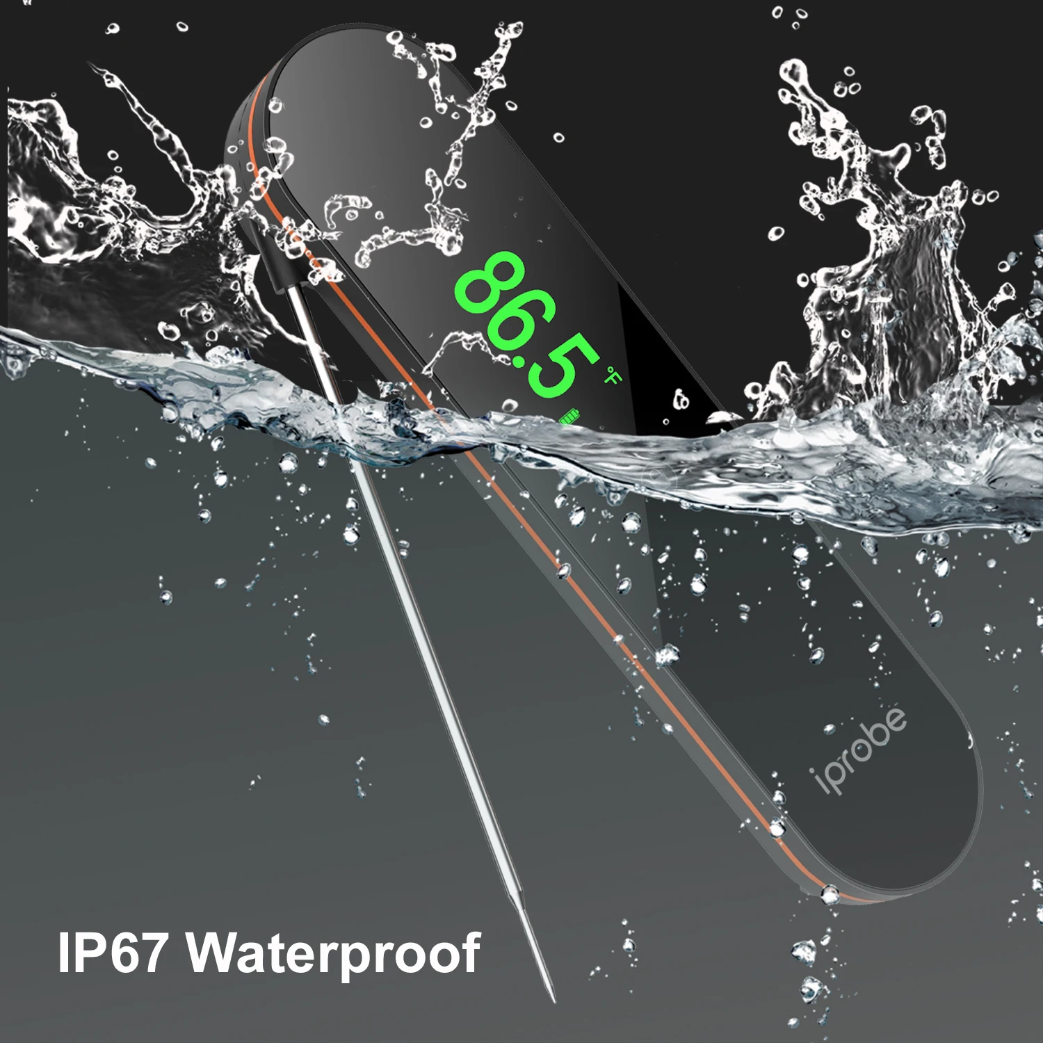 Newly Released Stylish Digital Meat Thermometers Fast Reading Instant-Read Oven BBQ Kitchen Temperature Function Household Use