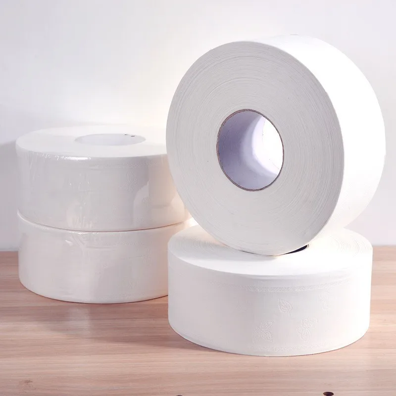 Commercial Mini Jumbo Paper Towel Rolls Customized Emboss Wholesale Sell Lightweight Tissue Paper Mini Jumbo Roll