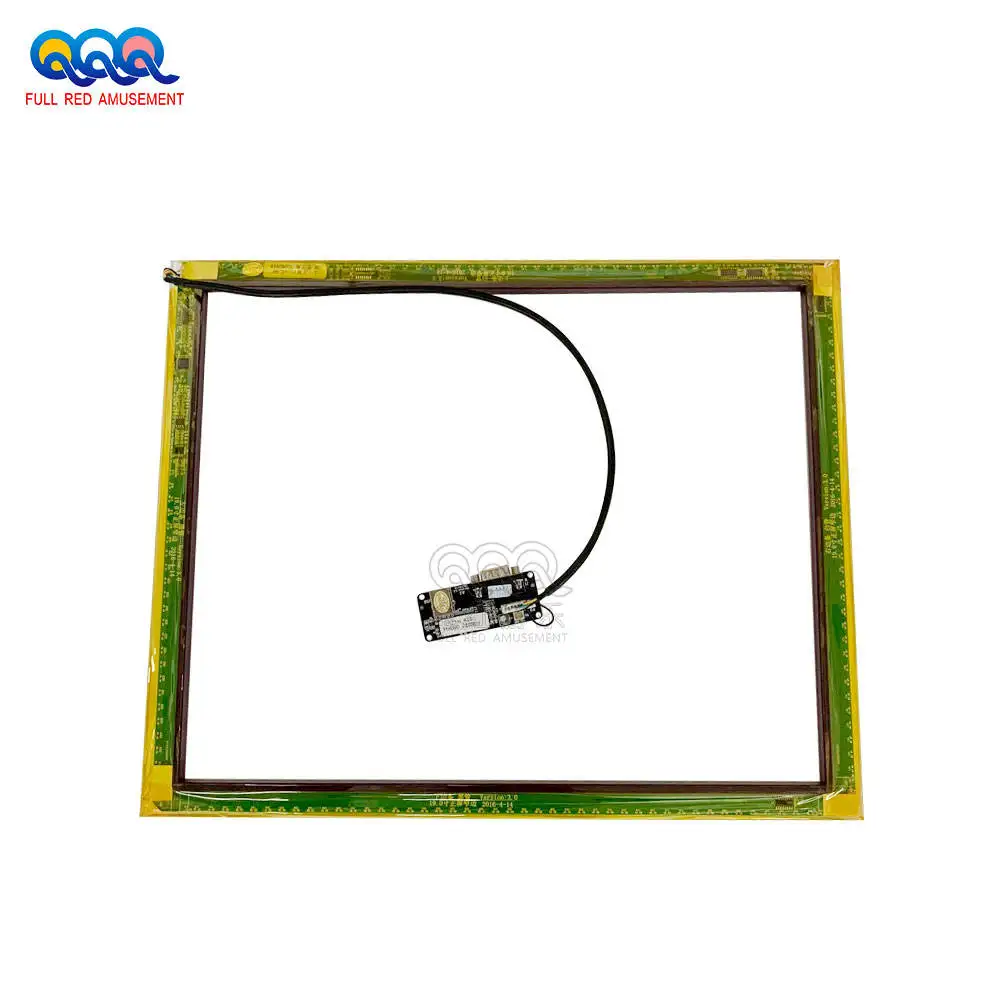 2024 New Product DIY Touch Screen Monitor 19Inch Glass Plus Frame Easy To Install Infrared Touch Interactive Frame For Sale