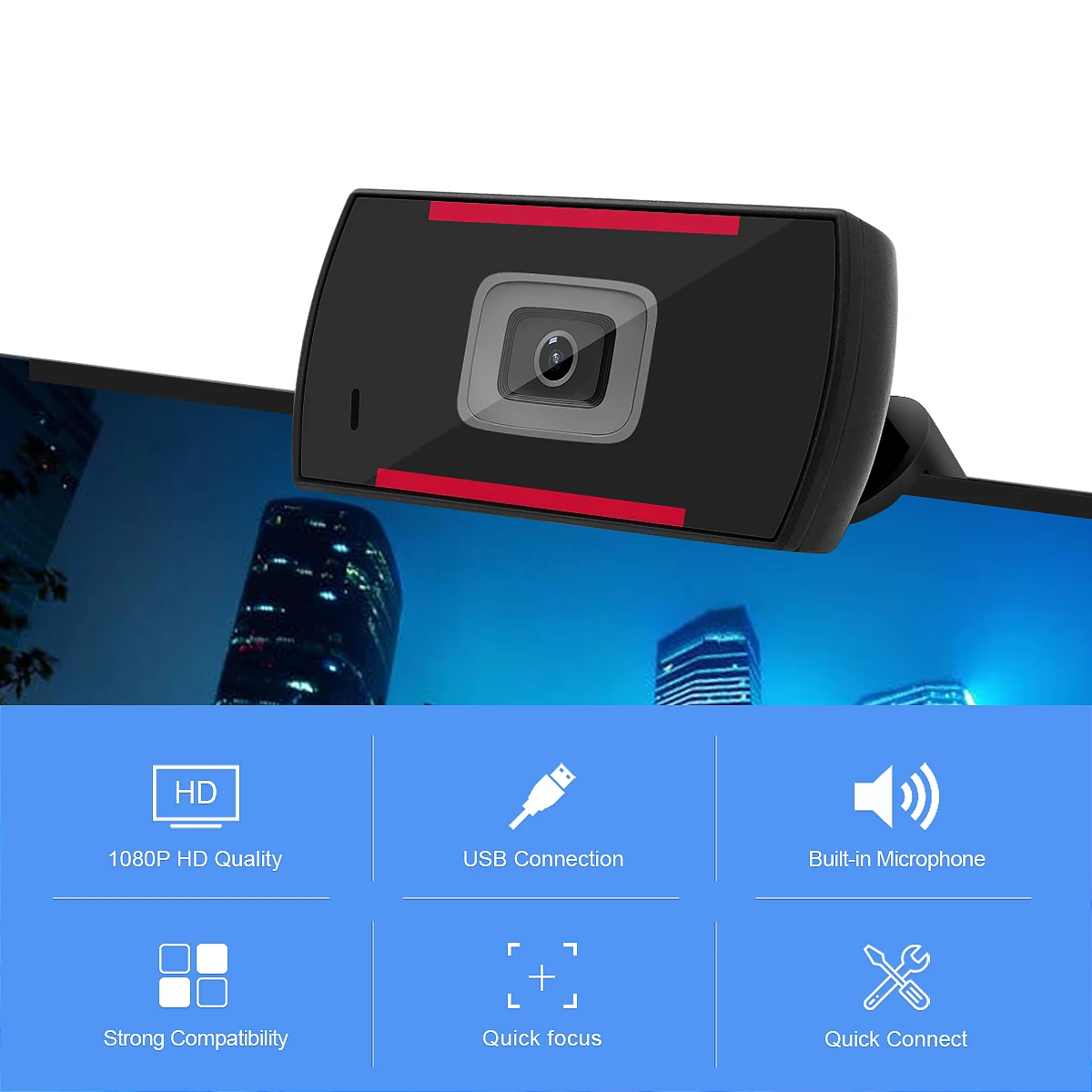 Веб-камера 1080P USB 2 0 для компьютера Skype Mac ноутбук ПК