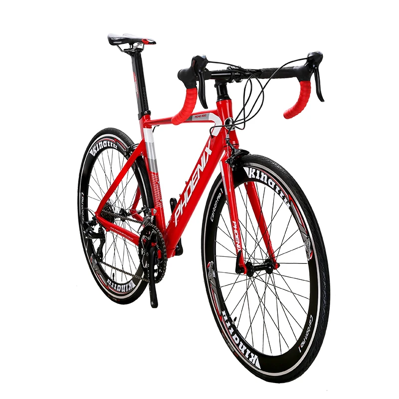 PHOENIX buy 2 get RED 14 скорость гравийный велосипед для продажи дисковый тормоз гоночный 700c
