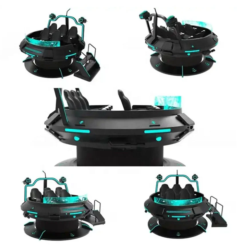 Бесплатная доставка NINED 9D cinema Виртуальная реальность VR игровой автомат 5 мест движущаяся платформа