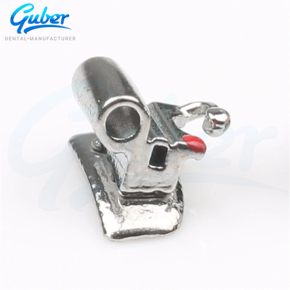 Dental Materials Roth 022 018 Mesh Base Teeth Braces Molar Tube Double Buccal Tube Welded Orthodontic Brackets For Sale