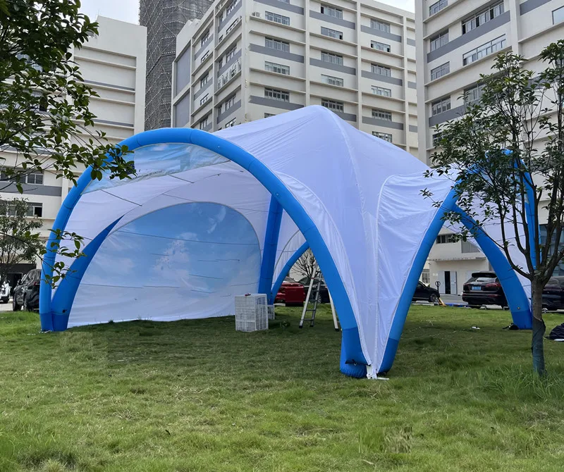 Outdoor Waterproof 10*10ft Canopy Tent Advertising Giant Spider Pop up Marquee Tent Air Inflatable Exhibition Event Tent Arch