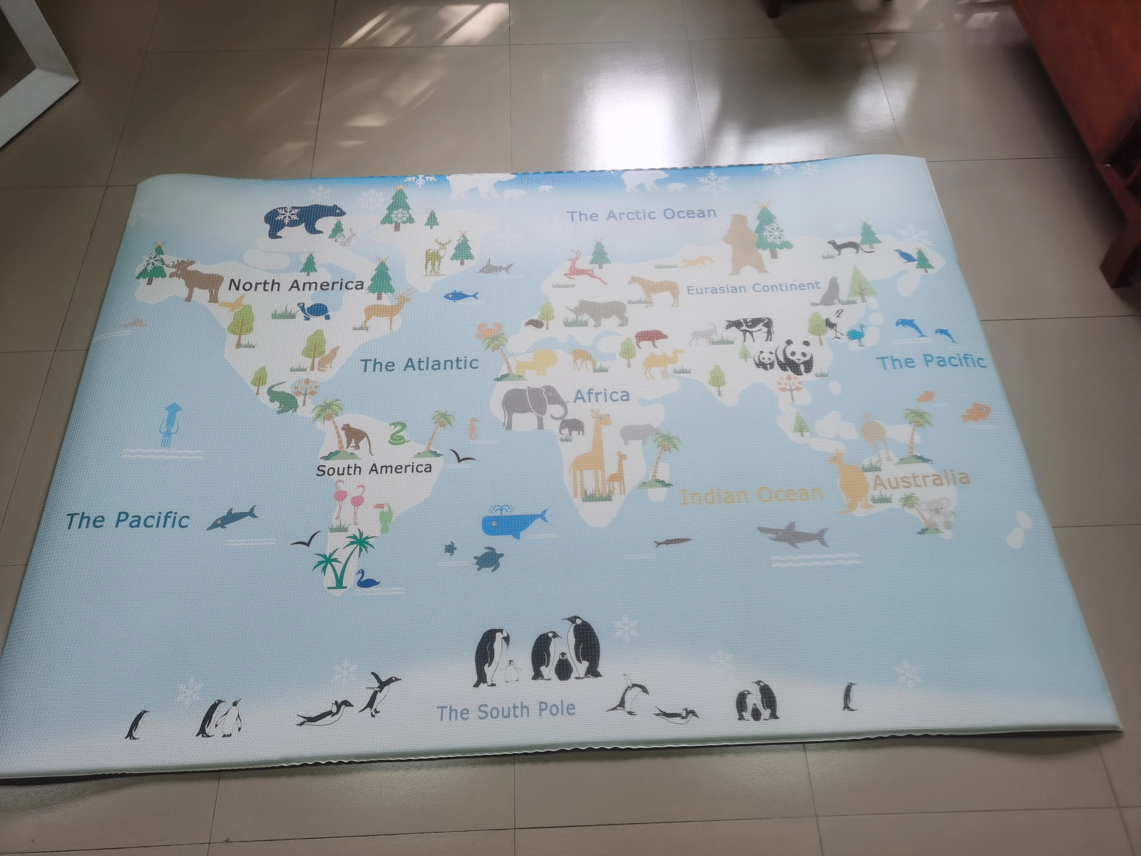 200x180cm Baby Kids Floor Play Mat Rug Picnic Cushion Crawling Mat Waterproof Play Mat