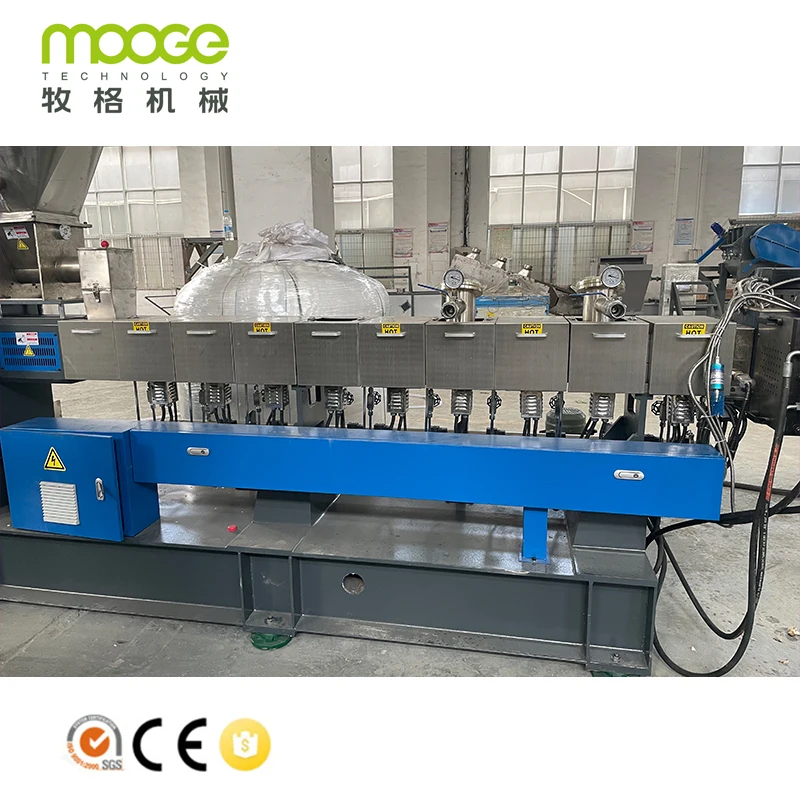 Recycled Plastic PET Bottle Flakes Granulators / Granulating Machine / Recycling Pelletizing Line