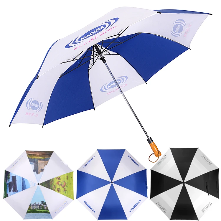 Compact water walking 56In/60IN I shape handle I shape handle 2 fold umbrella price