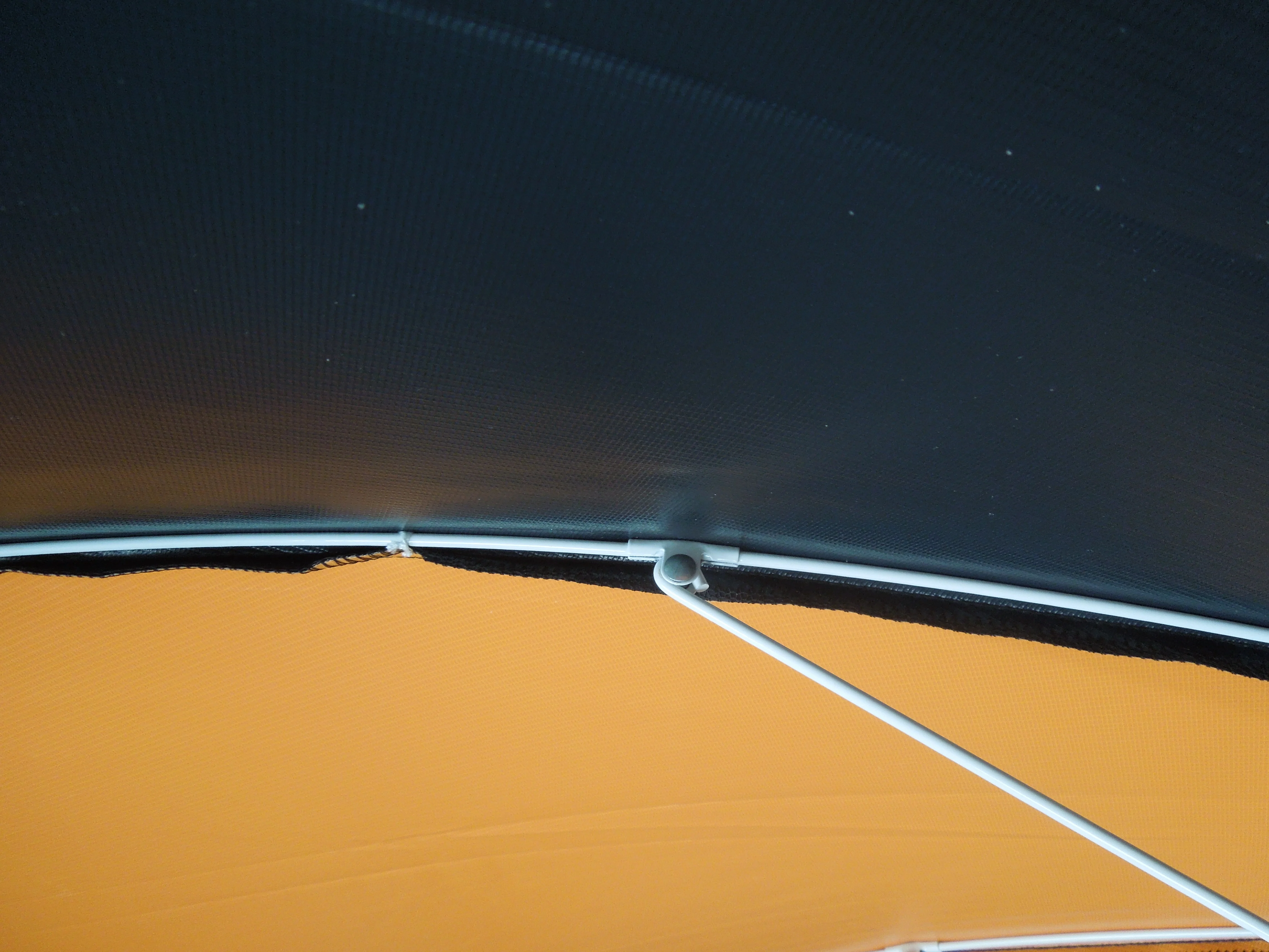 2m Fanta Promotional Orange Color Beach Sun Umbrella with Logo Full Color Pattern Umbrellas