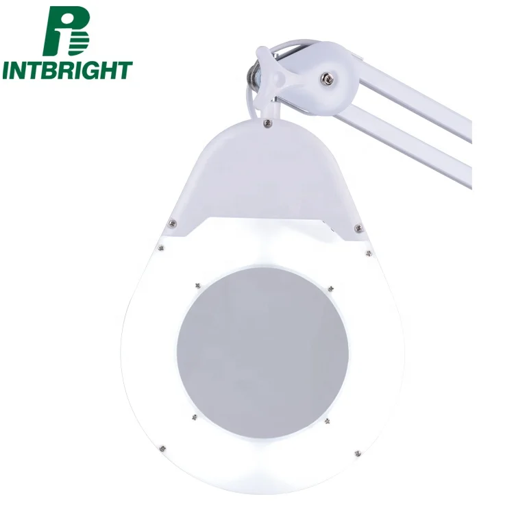 Faceshowes 5X Magnifying Lamp Rolling Floor Stand Facial Skin Salon Equipment