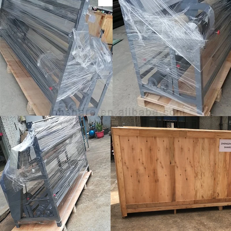 Fabric roll to sheet cutting rolling machine