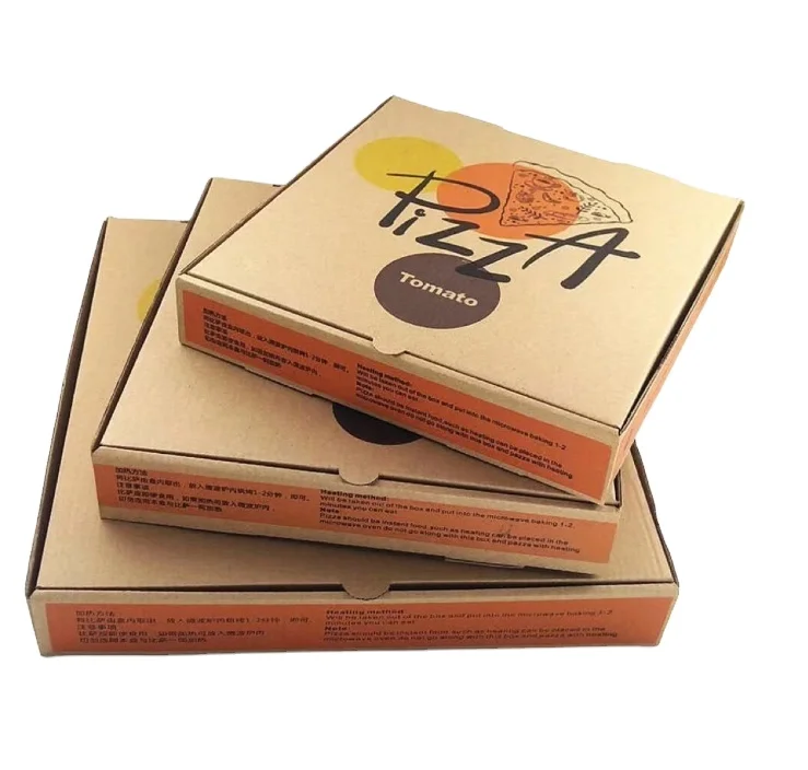 high quality and good price pizza box customizable logo pizza box