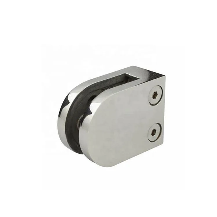  Stainless Steel D Shape Glass Holding Clamp For