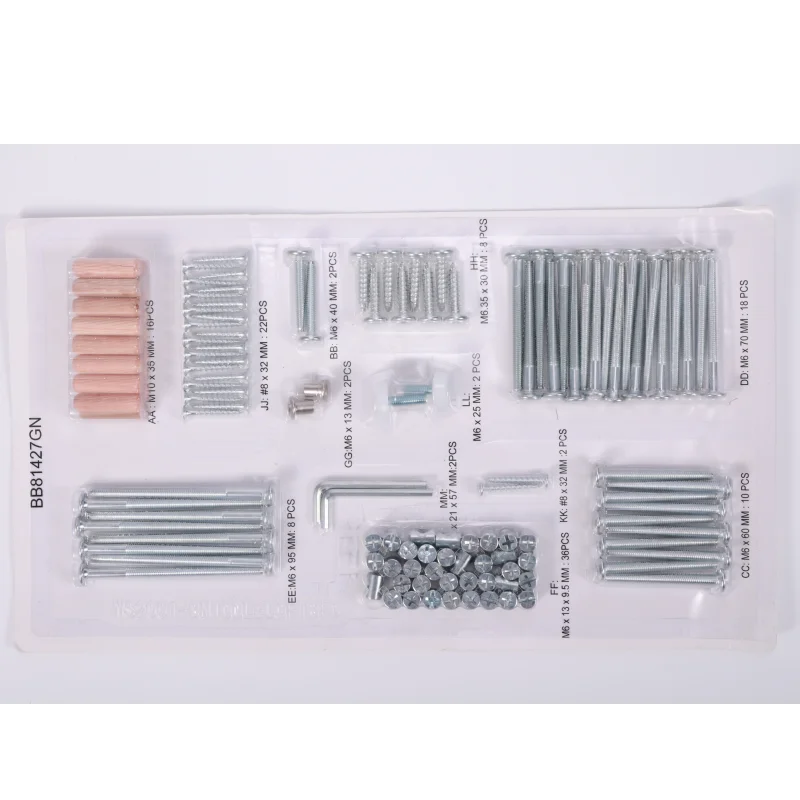 Manufacturer Custom Chicago Fastener Aluminum Set Screws Custom Hardware Furniture Screw Set With Box