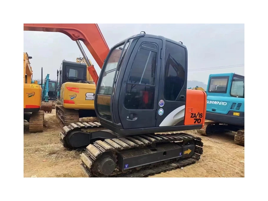 7.0ton Japan Best 2nd Hand Used Hitachi Zaxis ZX70 Mini Excavator Diggers For Sale