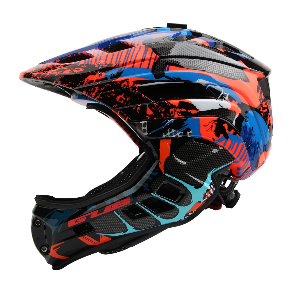 Full Face Professional Children Balance Scooter Helmet Comprehensive Protection Multi-functional  Kids Bike Helmet