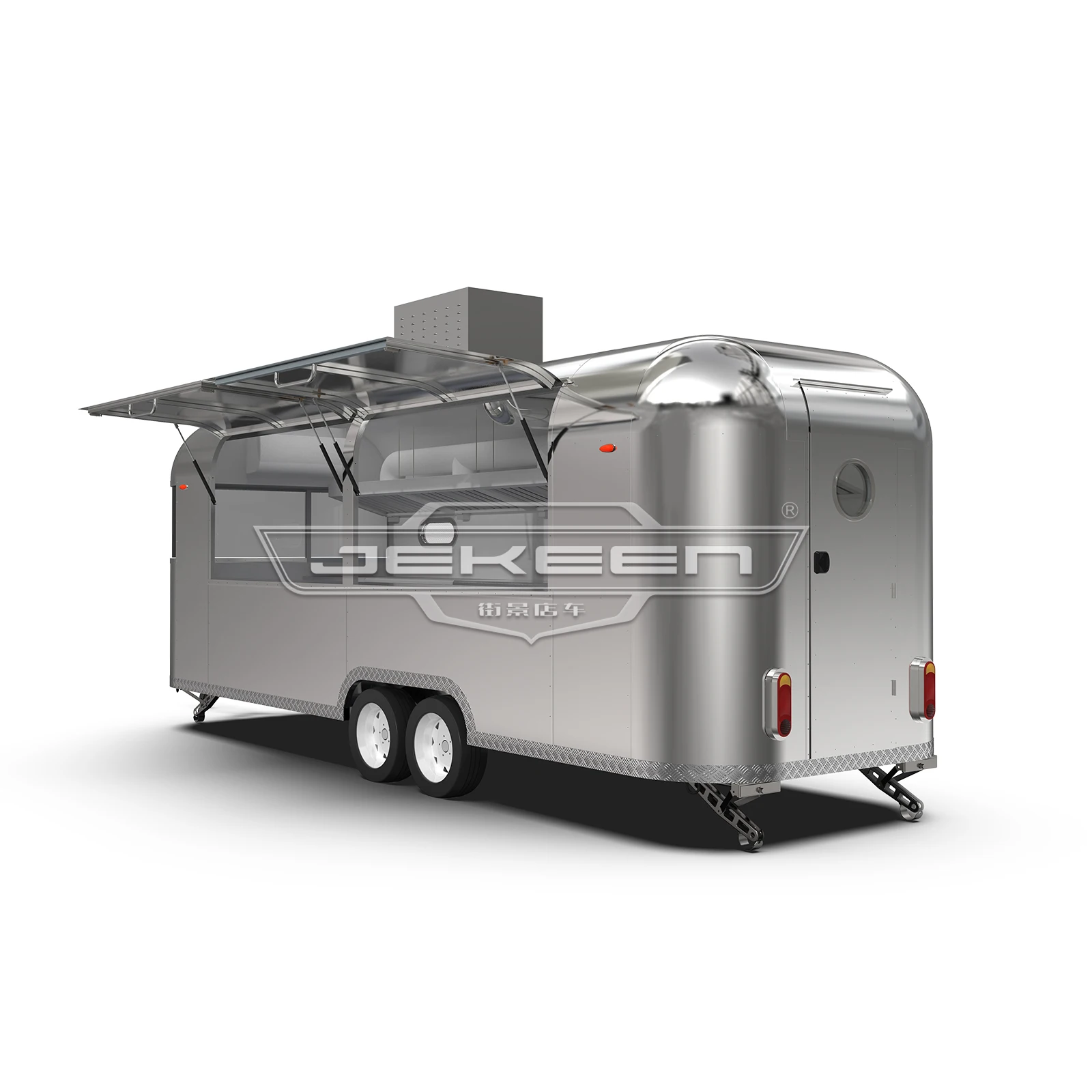  JEKEEN AirStream продовольственный грузовик с прицепом для перевозки еды оборудованием Sott-6