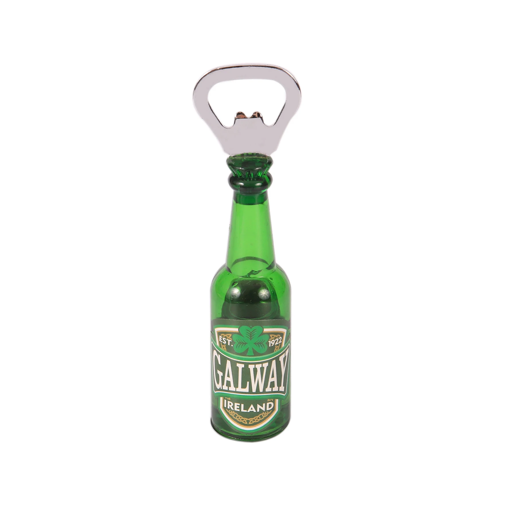 Promotional Souvenir Acrylic Beer Shape Customized Bottle Opener Refrigerator Magnet