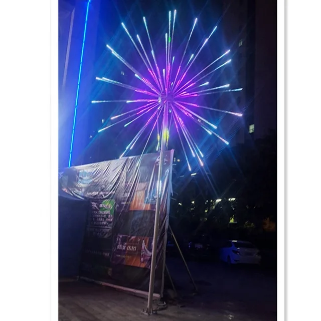 accessories wholesale china Outdoor Led Christmas Holiday Decoration Fireworks Light Digital Fireworks Meteor Light