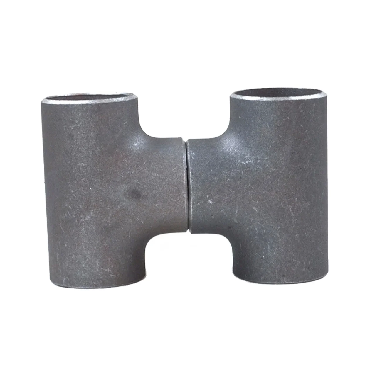 ASTM A234 Carbon Steel WPB/WPC Equal Tee ANSI B 16.9 Black Painted Pipe Fittings