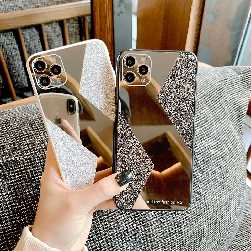 Acrylic Glitter wholesale Shiny best Phone case iphone Cover custom luxurie phone case with iphone 11 12 13 pro max phone case