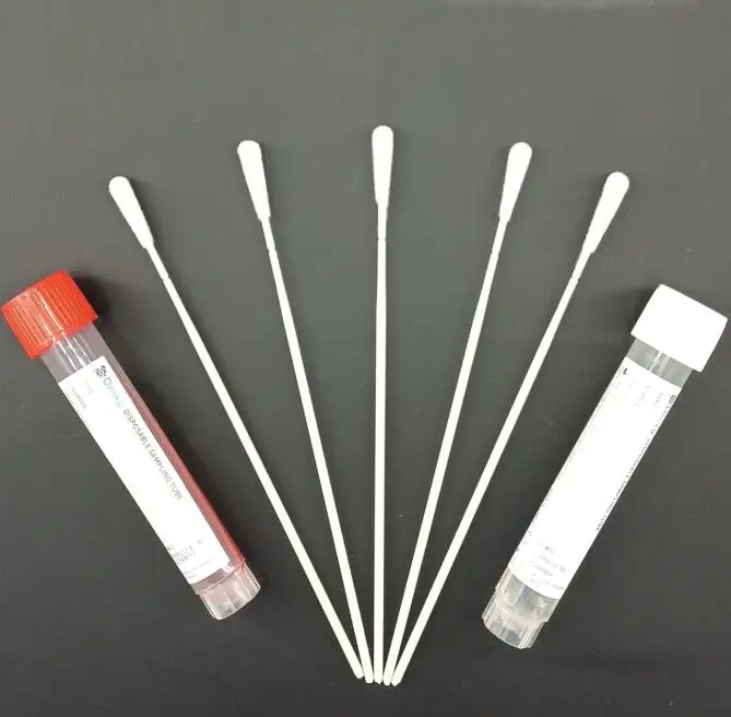 VTM Collection & Transport Kits with nylon Flocked Throat Swab and transport Medium for VTM kits for specimen collection