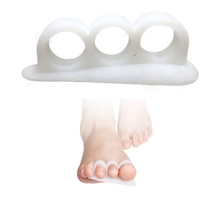 custom soft 3 hole silicone bunion corrector gel toe spacer sizes kit