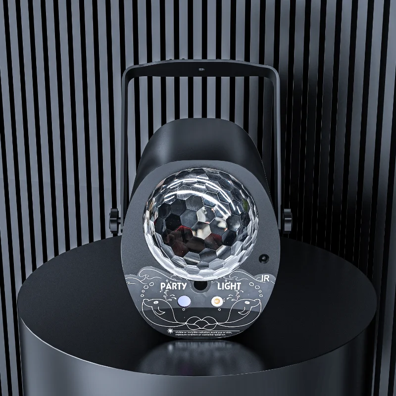 16 Pattern Sound Activated Laser Disco Ball Light Party DJ Stage Light RGB LED Laser Strobe Lights