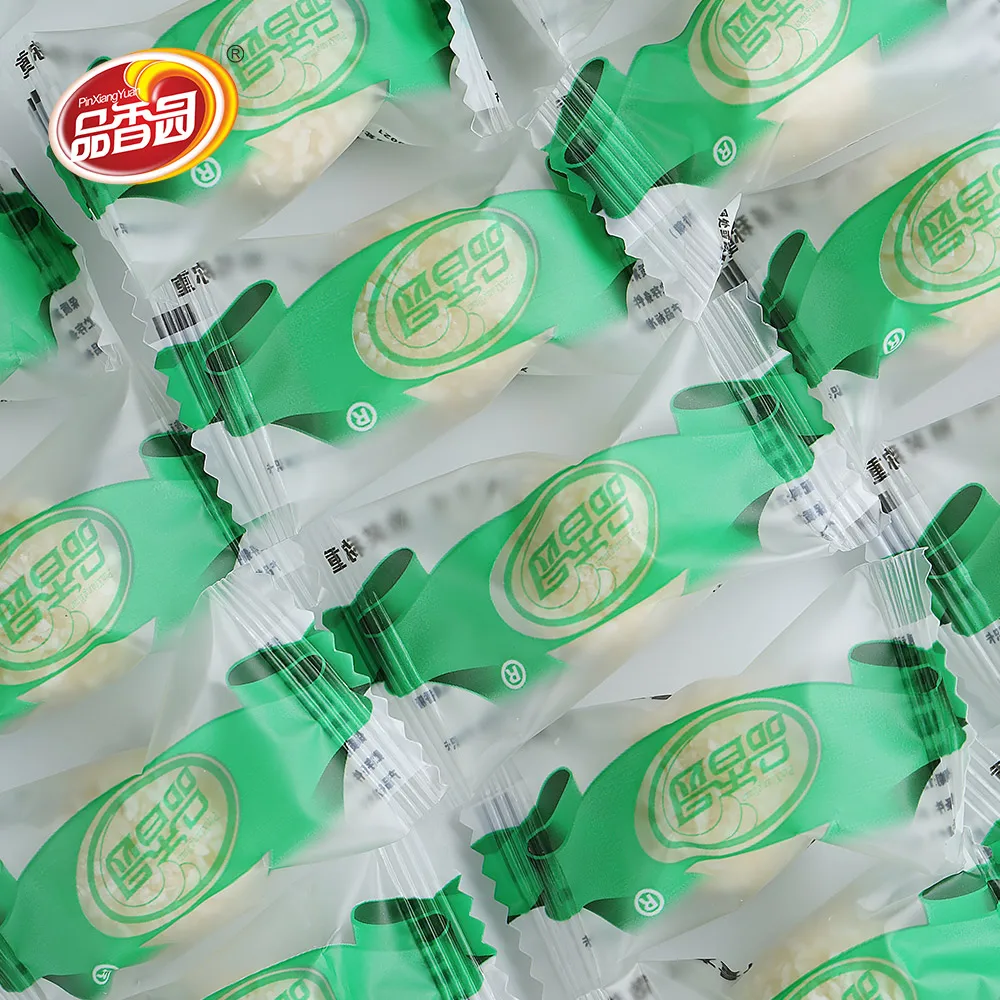 Wholesale Tropical Coconut Soft Sour Fruit Milk Chewy Candy for Candy Shops