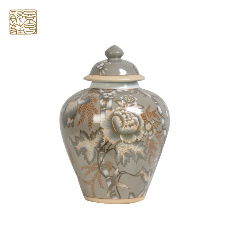 Hot sell home goods chinese ceramic office table lamp