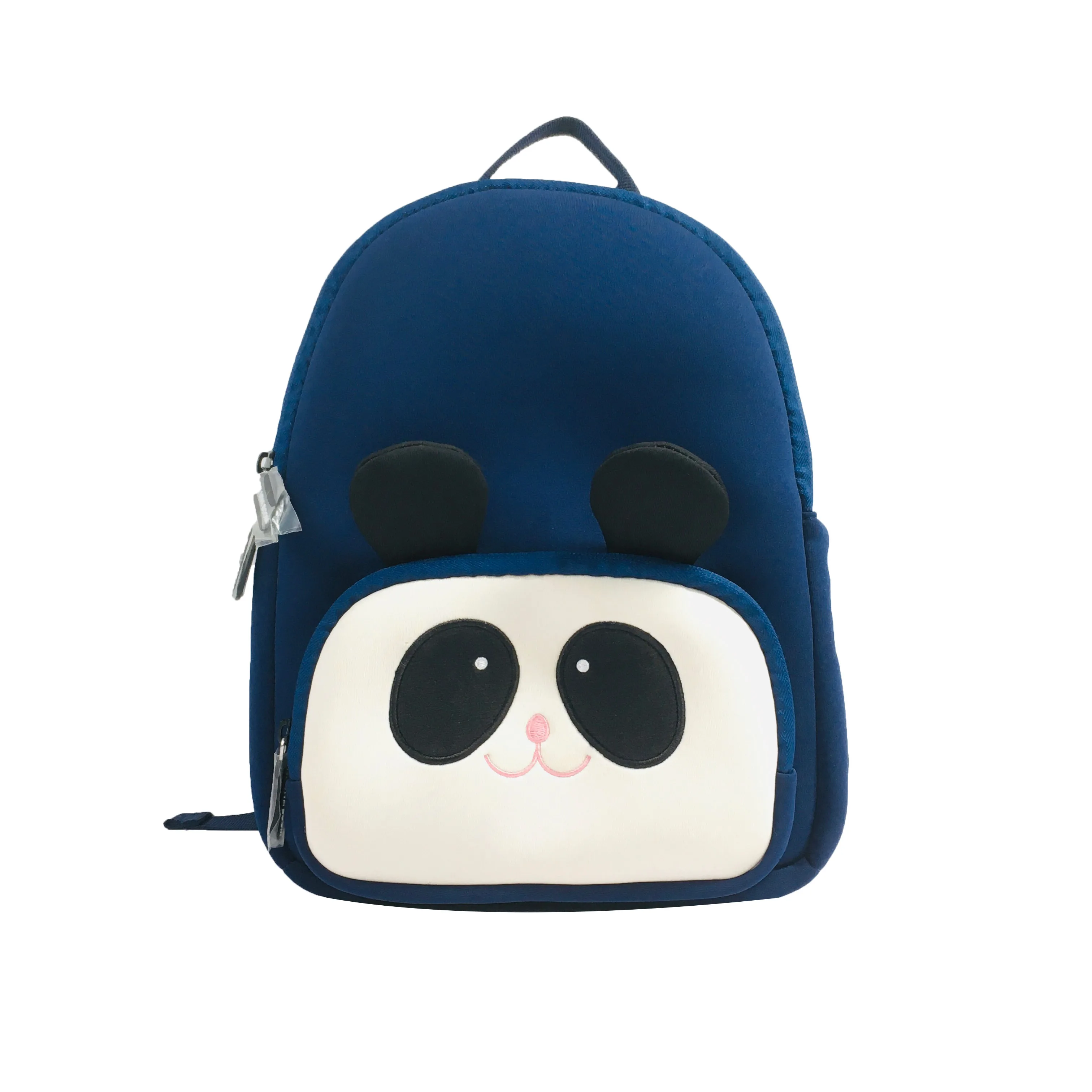 Unisex Neoprene Kids Backpack with Animal Prints Zipper Closure for Preschool Toddler Kindergarten and School