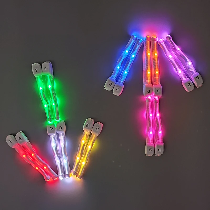 Remote controlled light up nylon webbing wristband programmed radio control luminous led bracelet