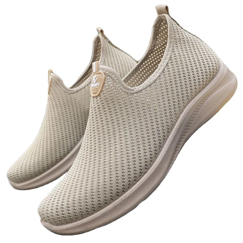 Мужская дышащая обувь на плоской подошве