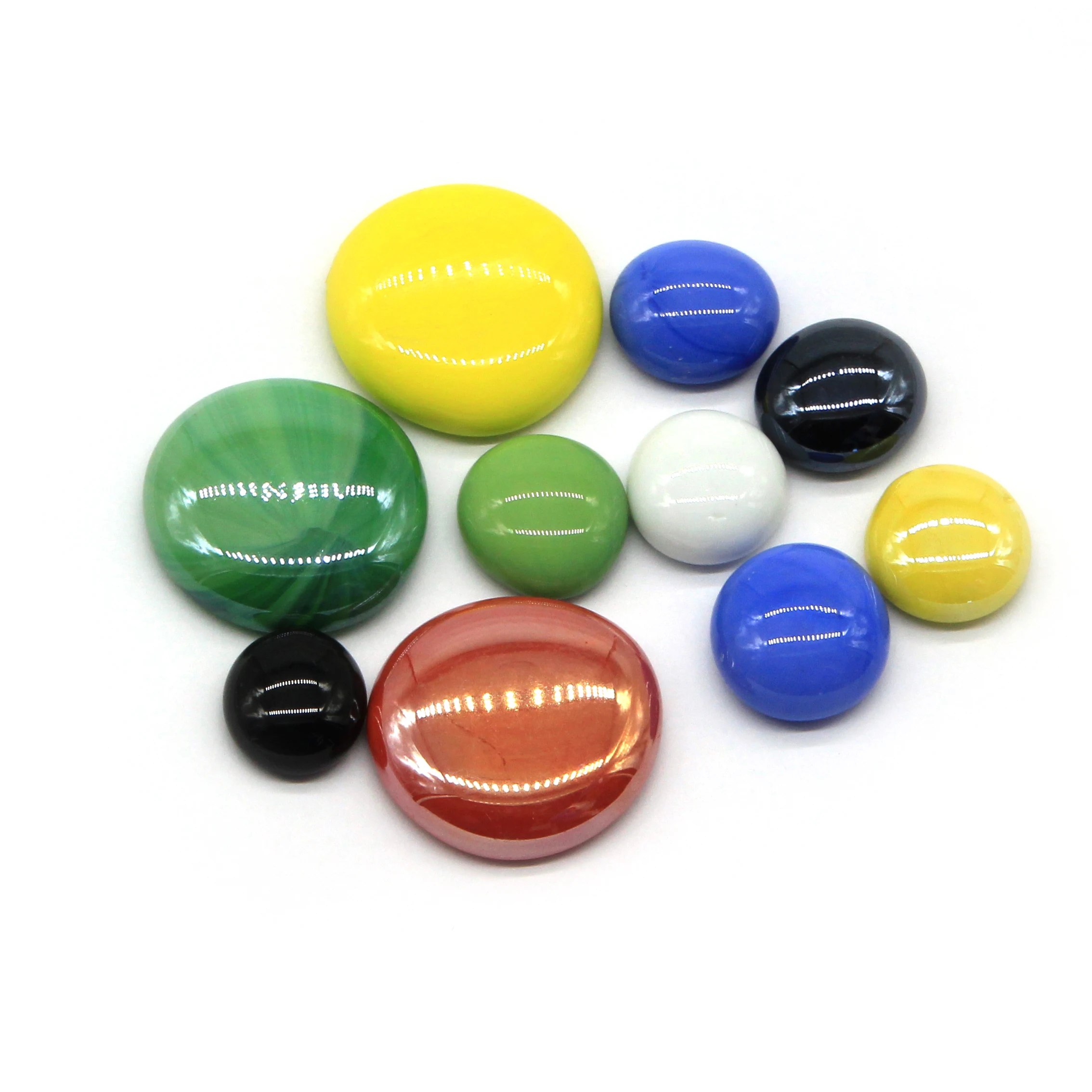 Wholesale hot interesting toy glass gems decoration colourful beads