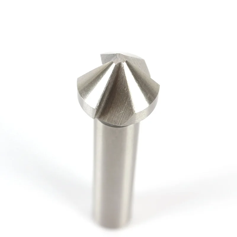 DIN335 Type C 3 Cutting Grooves 90 Degree Counter Angle HSS Chamfer Countersink Drill Bit For Chamfering and Burring