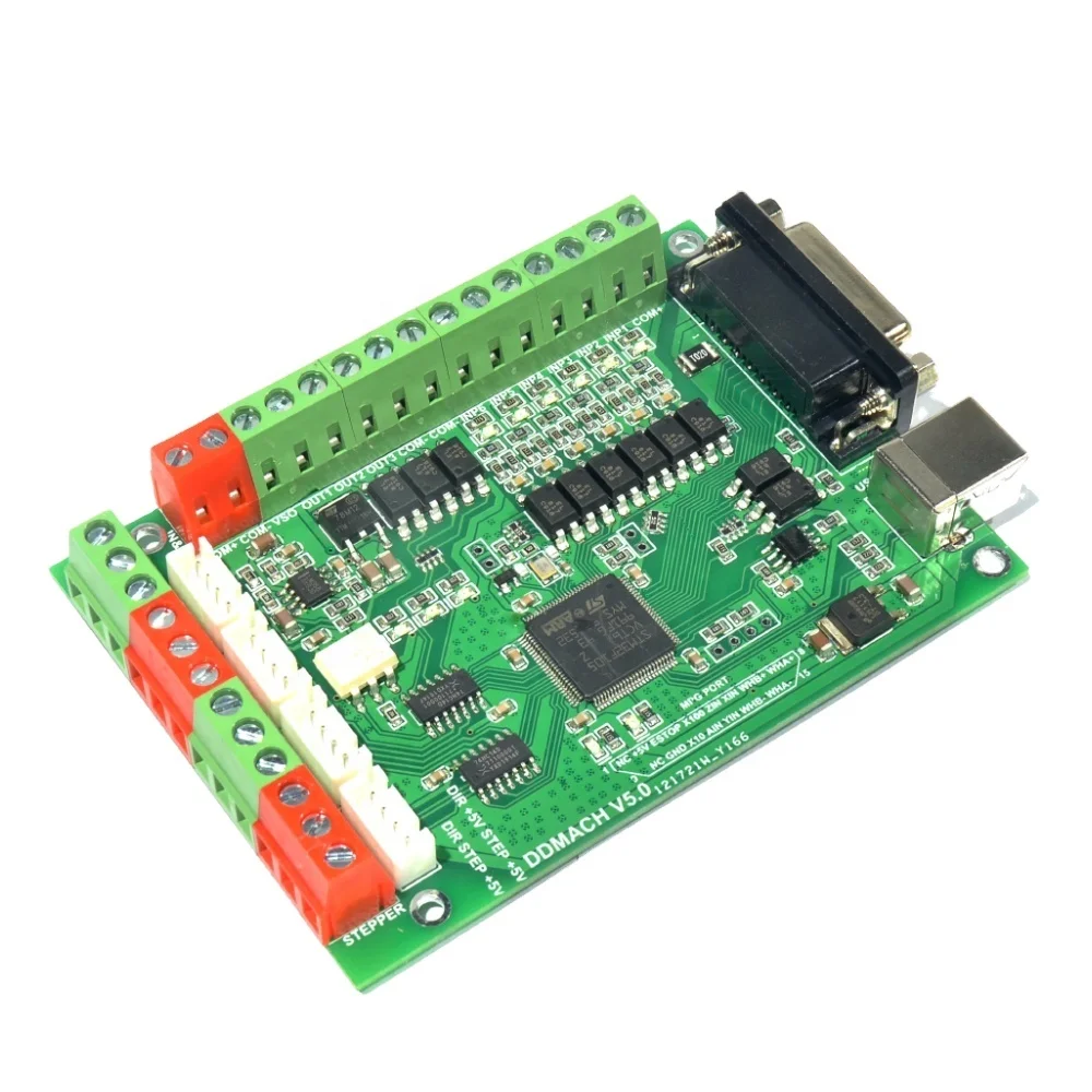 Digital Dream DDMACH V5.0 4 Axis 125Khz Mach 3 CNC Motion Controller with USB Communication For DIY Router/Milling