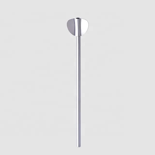 Factory Direct Customable Logo Metal Silver Stainless Steel Reusable Bar Tools Swizzle Mixing Barware Drink Cocktail Stirrer