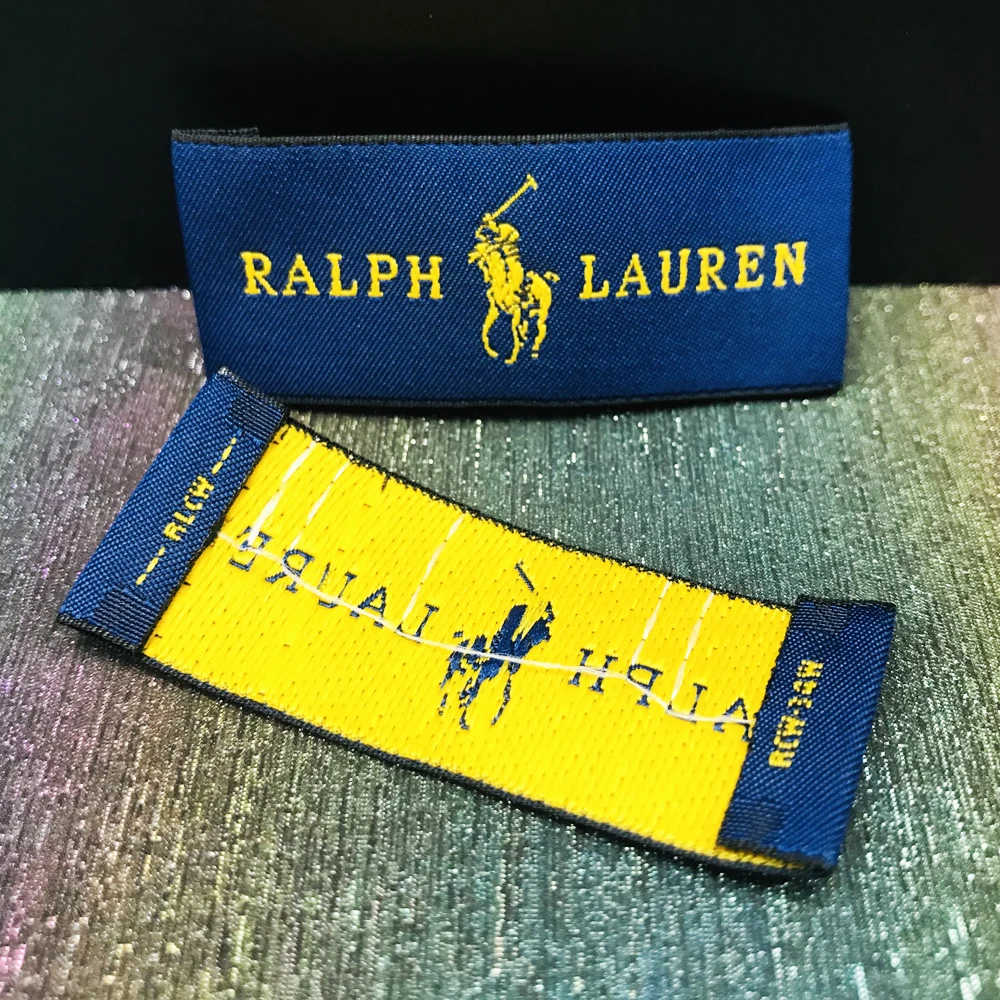 Custom Logo Shirt Hoodie Hat Eco Friendly 3D Embossed Silicone Rubber Logo Clothing Collar Labels Woven Fabric Cloth Neck Label