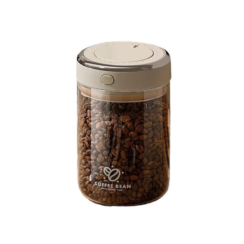 24 New Arrivals Hot Sale Home Use Good Sealing Grain Coffee Bean Storage Container Canister&Waking Coffee Mean Molds 2in1 1700ml