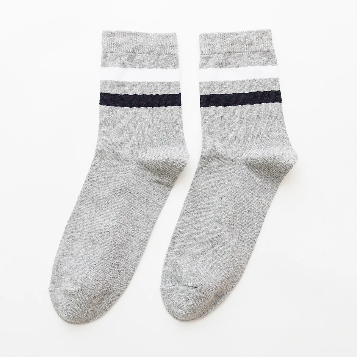 Cheap Factory Whole Sale Men Casual Work Everyday Cotton Socks