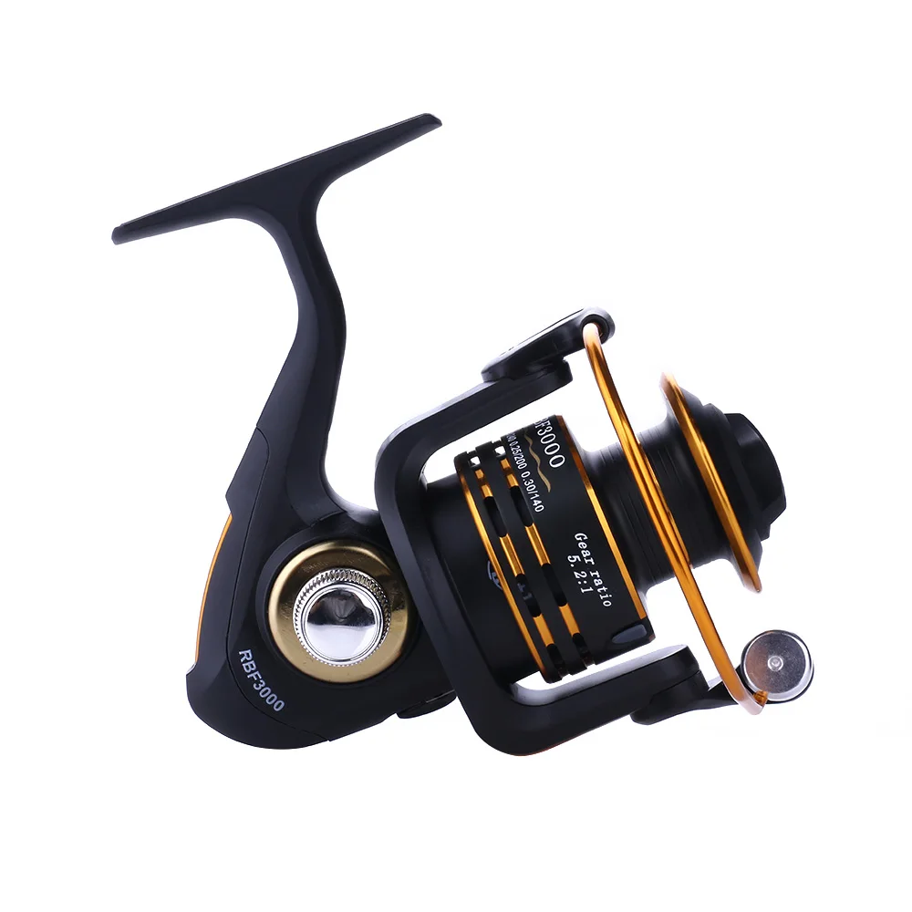 one plus one high quality Spining fishing reels big rolls bait metal fly reel